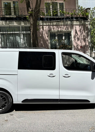 Citroen Jumpy Kısa Şase (2016-2025) Alüminyum Tavan Rayları Plus Serisi - Siyah