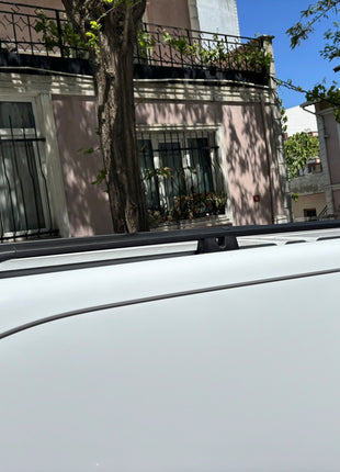 Fiat Scudo 2021-2025 Araç Üstü Alüminyum Tavan Yan Rayları Plus Serisi - Siyah