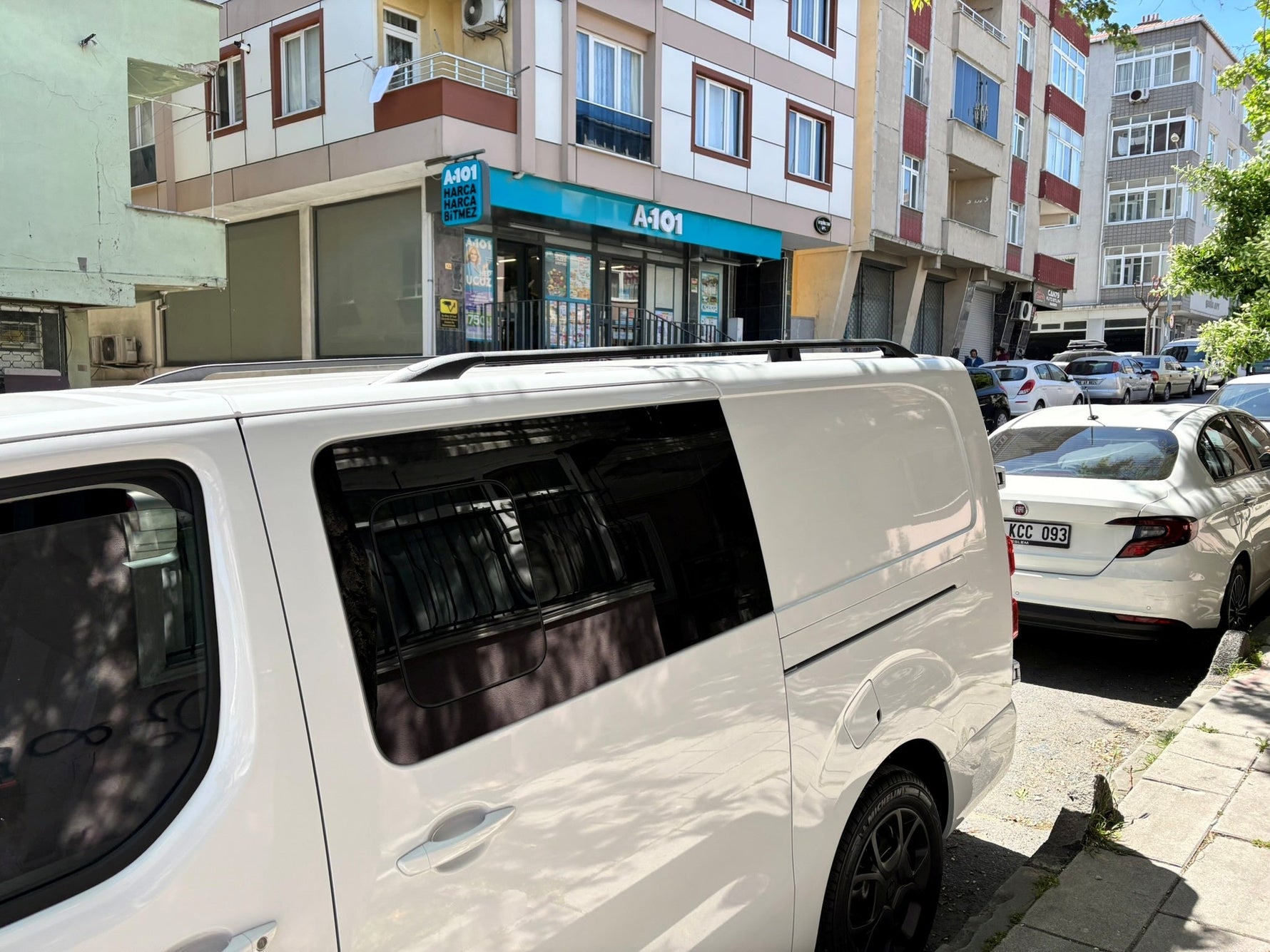 Fiat Scudo Uzun (2021-2025) Alüminyum Tavan Rayları, Plus Serisi - Siyah