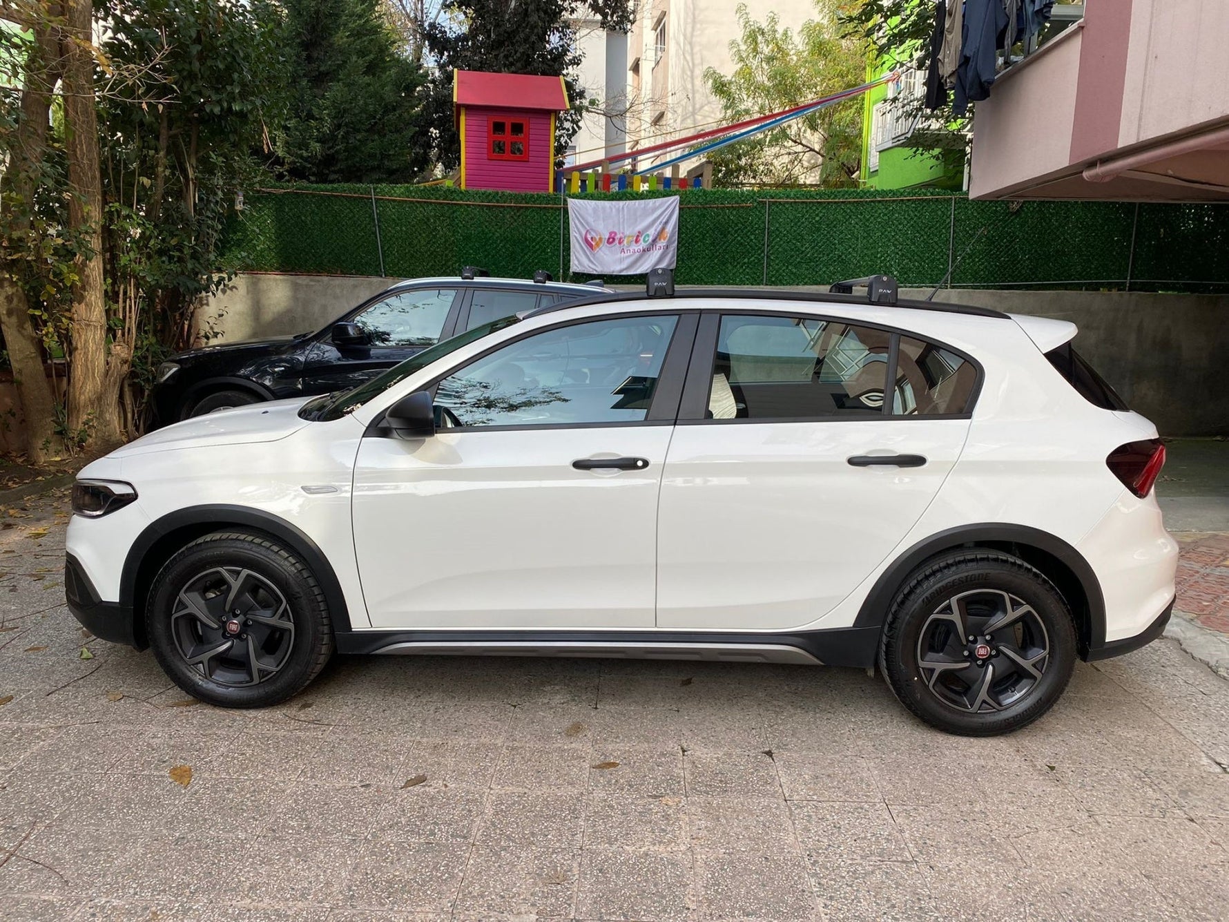 Fiat Egea Hatcback 2015-2025 Portbagaj Taşıyıcı Ara Atkisi - Ara Çubuk Paw Pro 2 Gri