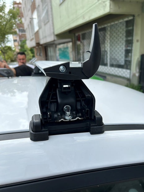 Mazda 2 Series 2007-2015 Tavan Taşıyıcı Ara Barlar – Vidalı Montaj, Toros Fix Pro, Siyah