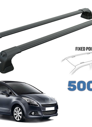 Peugeot 5008 2010-2017 Aluminum Portbagaj Taşıyıcı Ara Atkı Aparatı Paw Pro 2 Siyah