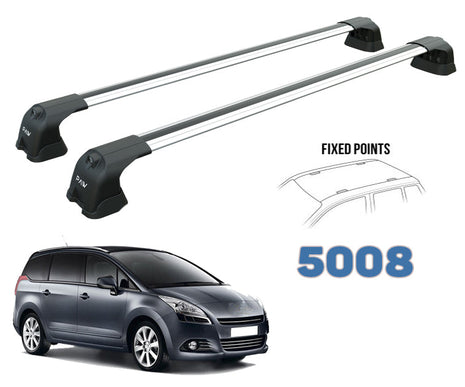 Peugeot 5008 2010-2017 Aluminum Portbagaj Taşıyıcı Ara Atkı Aparatı Paw Pro 2 Gri