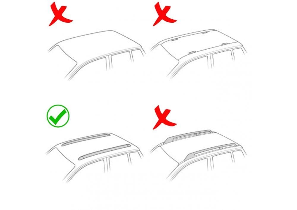 Vauxhall Frontera 1999-2004 Portbagaj Taşıyıcı Ara Atkisi - Ara Çubuk Paw Pro 2 Siyah