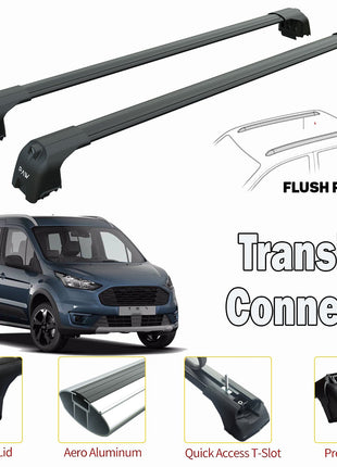 Ford Tourneo Connect Swb 2014-2023 Portbagaj Taşıyıcı Ara Atkisi - Ara Çubuk Paw Pro 2 Siyah