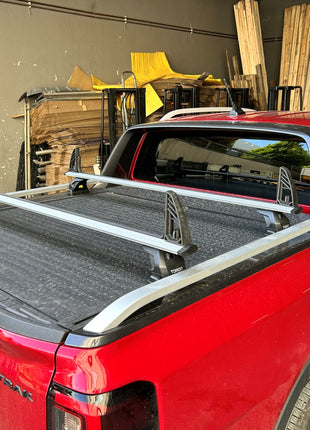 SsangYong Musso Grand Kasa Üstü Bed Rack Taşıyıcı Bar – Gri | Kilitli Sistem | Vida Montajlı