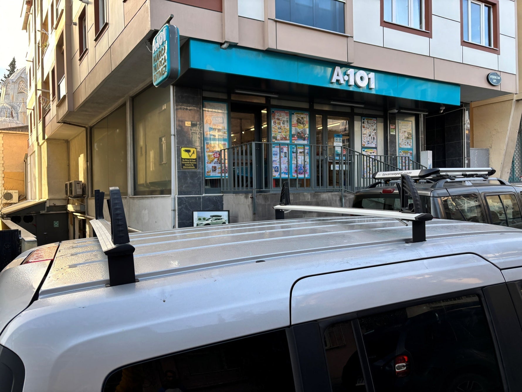 Ford Transit Connect 2013-2024 Araç Üstü Merdiven Sabitleyici, Yük Taşıma Sistemleri Pratik Seri 2 Adet