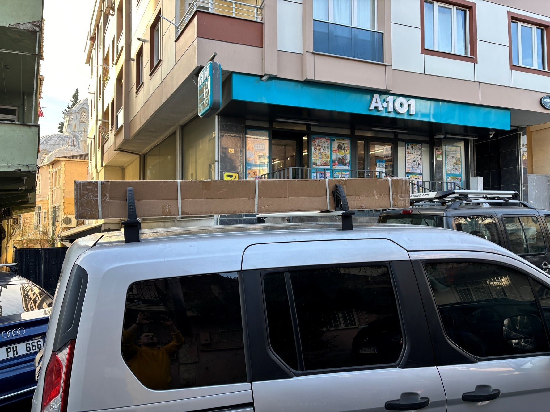 Ford Transit Connect 2013-2024 Araç Üstü Merdiven Sabitleyici, Yük Taşıma Sistemleri Pratik Seri 2 Adet