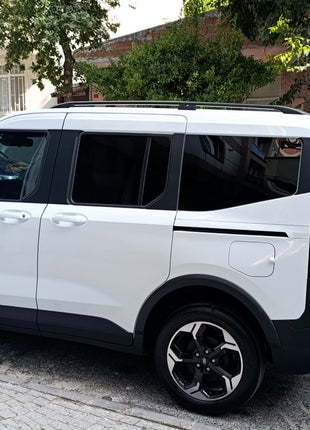 Ford Ford Transit Courier 2023-2025 Araç Üstü Alüminyum Tavan Yan Rayları Plus Serisi - Gri