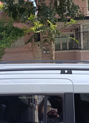 Land Rover Range Rover Vogue 2002-2012 L322 Araç Üstü Alüminyum Tavan Yan Rayları Plus Serisi - Siyah