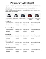 Ford Transit Connect 2013-2024 Araç Üstü Alüminyum Tavan Yan Rayları Plus Serisi Uzun Şase - Siyah