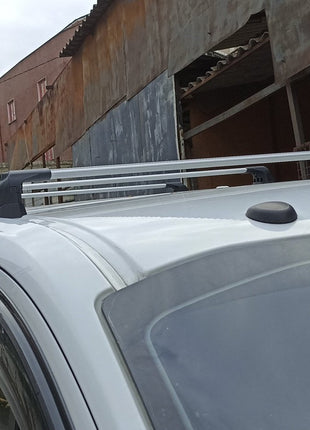 Ford Transit Custom Lwb 2013-2023 Roof Rack Cross Bars 3-Fix Point Alu Gri
