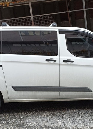 Ford Transit Custom Lwb 2013-2023 Roof Rack Cross Bars 3-Fix Point Alu Gri