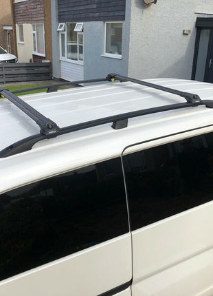 Paw Pro Bar Ladder Aluminium Roof Rack And Cross Bars Set, Fits Dokker Van 2013--> Silver