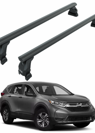 Roof Rack Cross Bars Compatible with 2012-2024 Honda CR-V Without Roof Rails Siyah