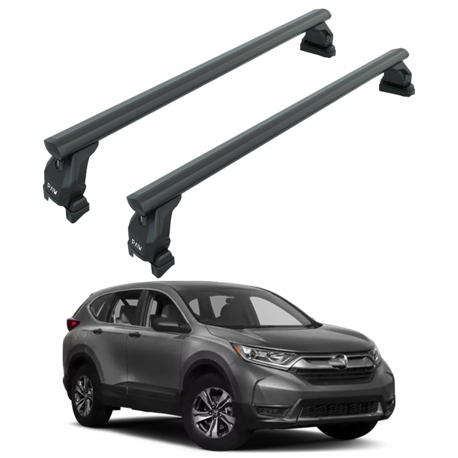 Roof Rack Cross Bars Compatible with 2012-2024 Honda CR-V Without Roof Rails Siyah