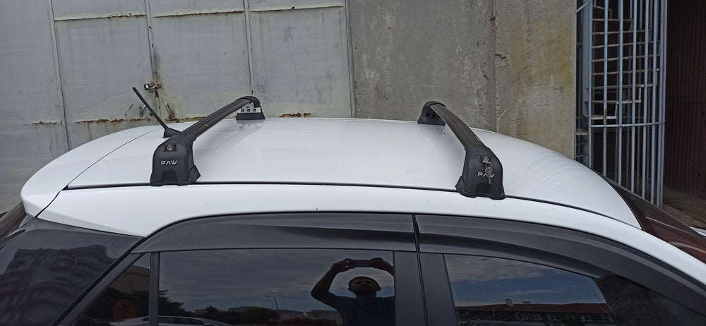 Paw Hyundai i20 (GB) 2014-2020 Ara Atkı Portbagaj Taşıyıcı - Pro 3 Gri