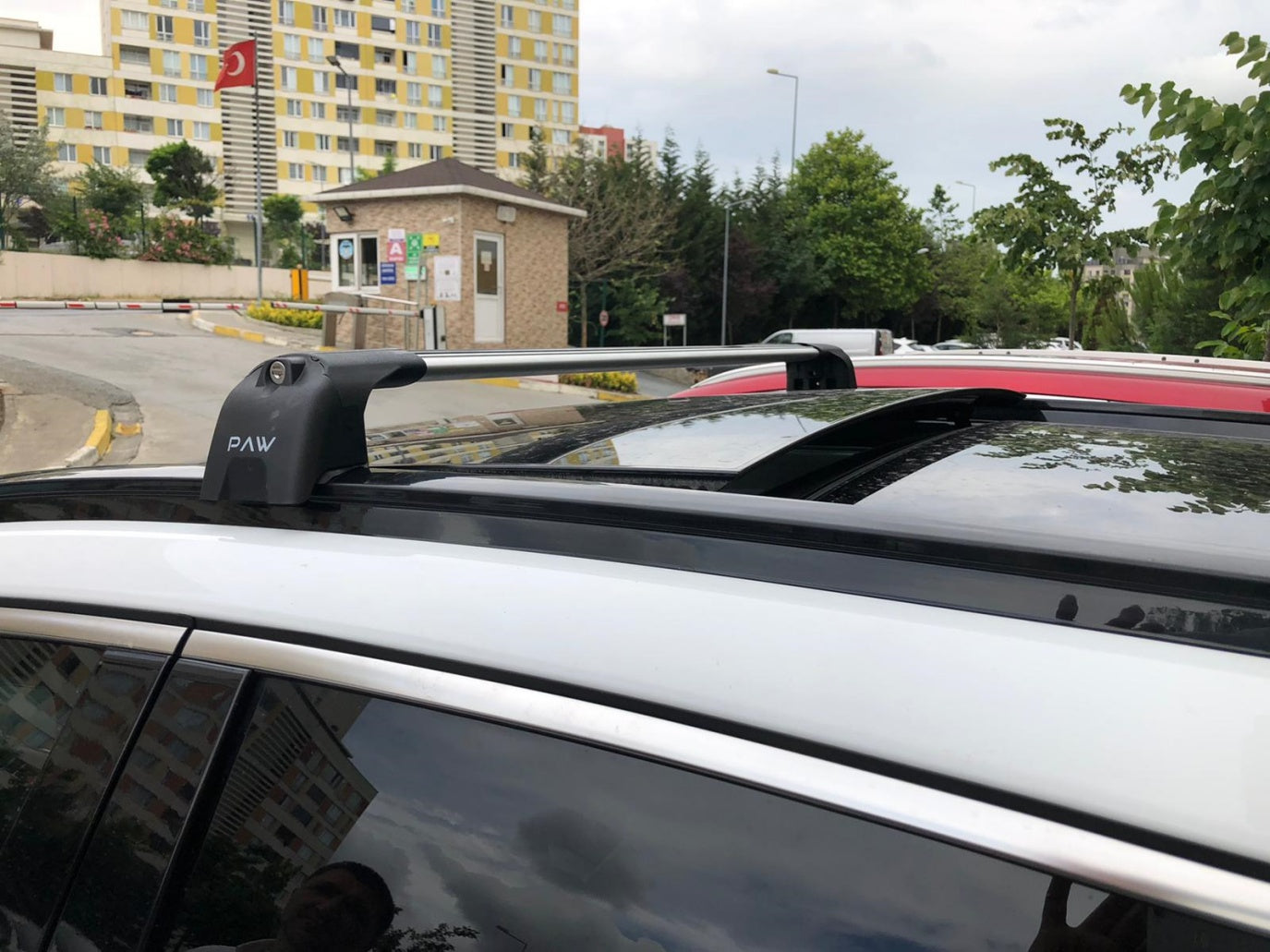 For Isuzu MU-X Roof Rack System, Aluminium Cross Bar, Flush Rail, Silver