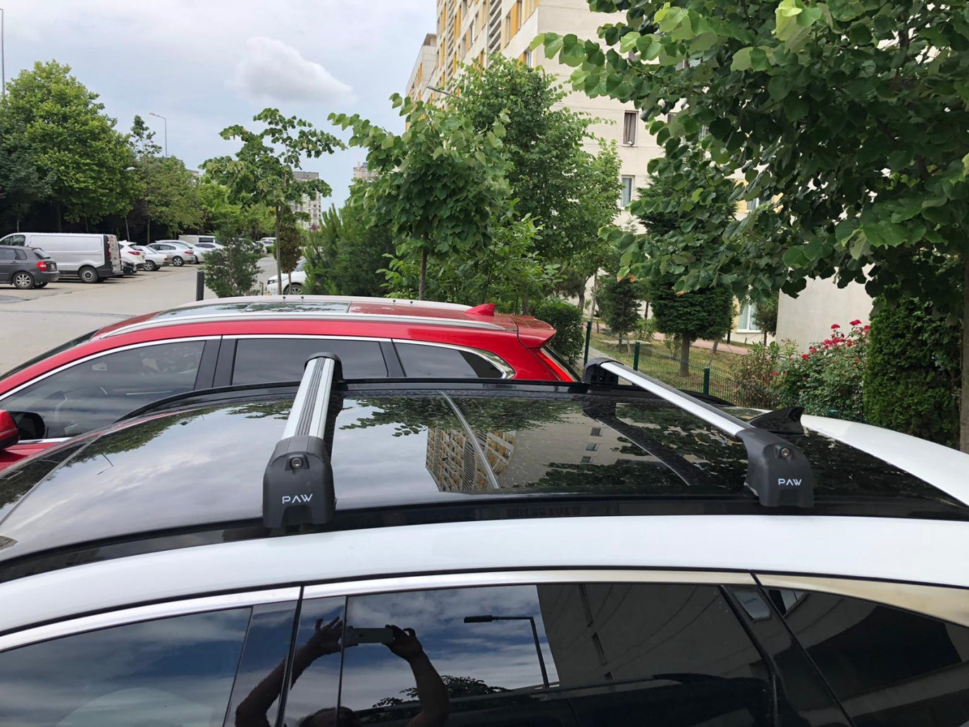 Skoda Elroq 2024-2025 Portbagaj Taşıyıcı Ara Atkisi - Ara Çubuk Paw Pro 2 Gri
