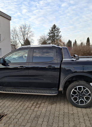 Ford Ranger Wildtrak (2023-2025) Kasa Üstü Bed Rack Taşıyıcı Bar – Siyah | Kilitli Sistem |