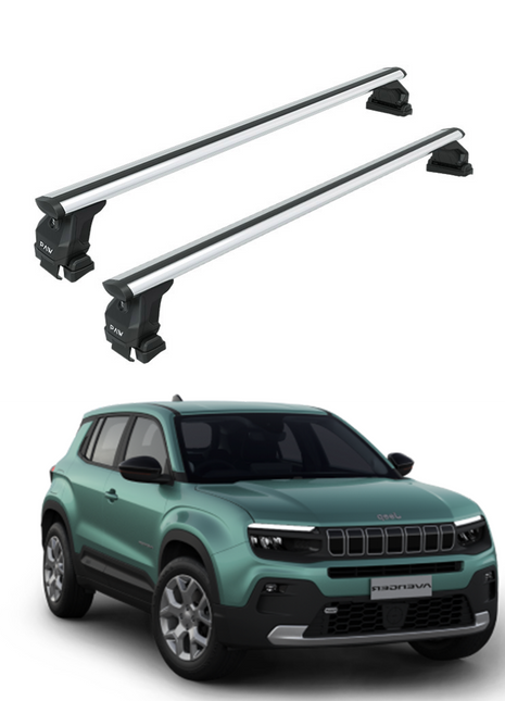 Jeep Avenger 2022-2025 Oluksuz Üst Tavan Portbagaj Taşıyıcı Ara Atkısı Toros Serisi Pro 4 Gri