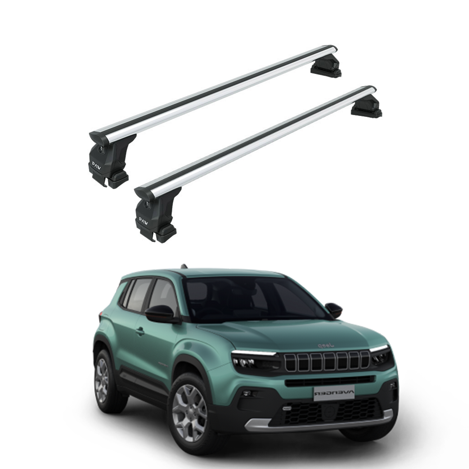 Jeep Avenger 2022-2025 Oluksuz Üst Tavan Portbagaj Taşıyıcı Ara Atkısı Toros Serisi Pro 4 Gri