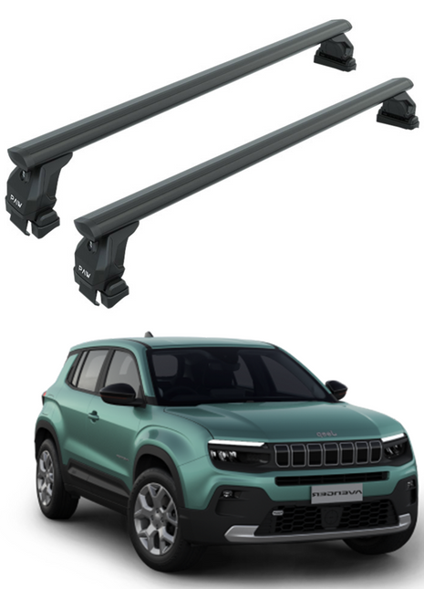 Jeep Avenger 2022-2025 Oluksuz Üst Tavan Portbagaj Taşıyıcı Ara Atkısı Toros Serisi Pro 4 Siyah