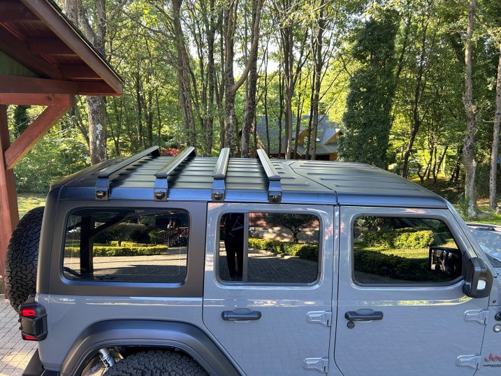 Jeep Wrangler Jk 2007-2018 Yagmur Oluklu Üst Tavan Taşıyıcı Ara Atkısı Paw Siyah
