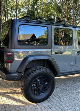 Jeep Wrangler Jk 2007-2018 Yagmur Oluklu Üst Tavan Taşıyıcı Ara Atkısı Paw Siyah