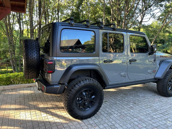 Jeep Wrangler Jk 2007-2018 Yagmur Oluklu Üst Tavan Taşıyıcı Ara Atkısı Paw Siyah