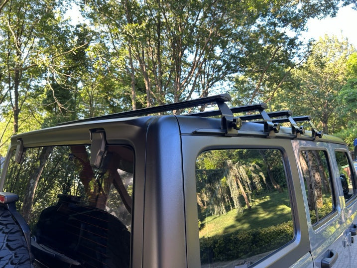 Jeep Wrangler Jk 2007-2018 Yagmur Oluklu Üst Tavan Taşıyıcı Ara Atkısı Paw Siyah