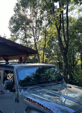 Jeep Wrangler Jl 2018-2025 Yagmur Oluklu Üst Tavan Taşıyıcı Ara Atkısı Paw Gri