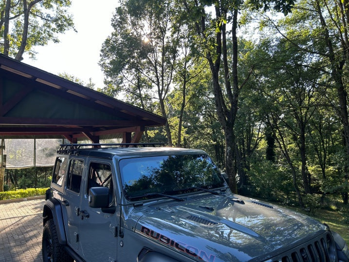 Jeep Wrangler Jl 2018-2025 Yagmur Oluklu Üst Tavan Taşıyıcı Ara Atkısı Paw Gri