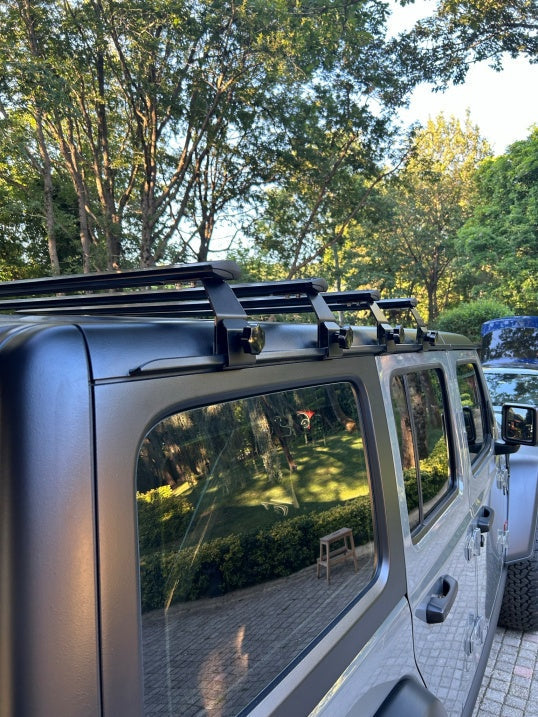 Jeep Wrangler Jk 2007-2018 Yagmur Oluklu Üst Tavan Taşıyıcı Ara Atkısı Paw Gri