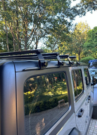 Jeep Wrangler Jk 2007-2018 Yagmur Oluklu Üst Tavan Taşıyıcı Ara Atkısı Paw Gri
