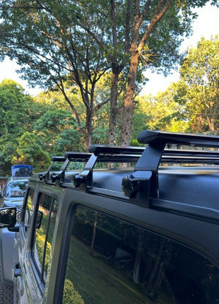 Jeep Wrangler Jk 2007-2018 Yagmur Oluklu Üst Tavan Taşıyıcı Ara Atkısı Paw Gri