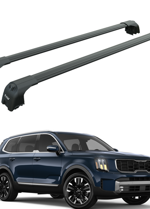 Kia Telluride 2020-2025 Portbagaj Taşıyıcı Ara Atkisi - Ara Çubuk Paw Pro 2 Siyah