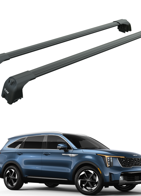 Kia Sorento 2020-2025 Portbagaj Taşıyıcı Ara Atkisi - Ara Çubuk Paw Pro 2 Siyah