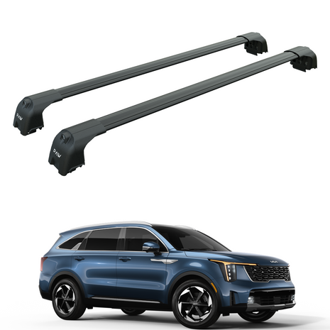 Kia Sorento 2020-2025 Portbagaj Taşıyıcı Ara Atkisi - Ara Çubuk Paw Pro 2 Siyah