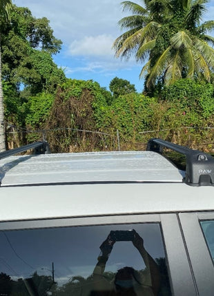 1111. Roof Rack System, Aluminium Cross Bar, Fix Point, Gri