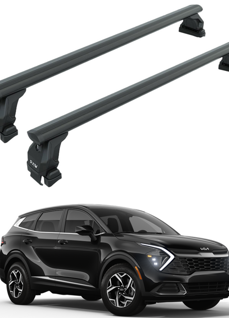 Kia Sportage 2022-2025 Oluksuz Üst Tavan Portbagaj Taşıyıcı Ara Atkısı Toros Serisi Pro 4 Siyah