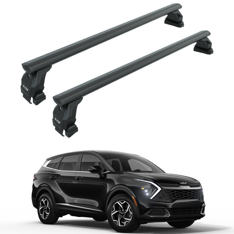 Kia Sportage 2022-2025 Oluksuz Üst Tavan Portbagaj Taşıyıcı Ara Atkısı Toros Serisi Pro 4 Siyah