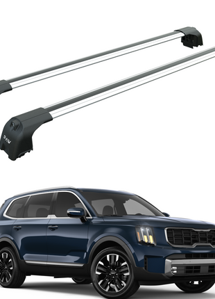 Kia Telluride 2020-2025 Portbagaj Taşıyıcı Ara Atkisi - Ara Çubuk Paw Pro 2 Gri