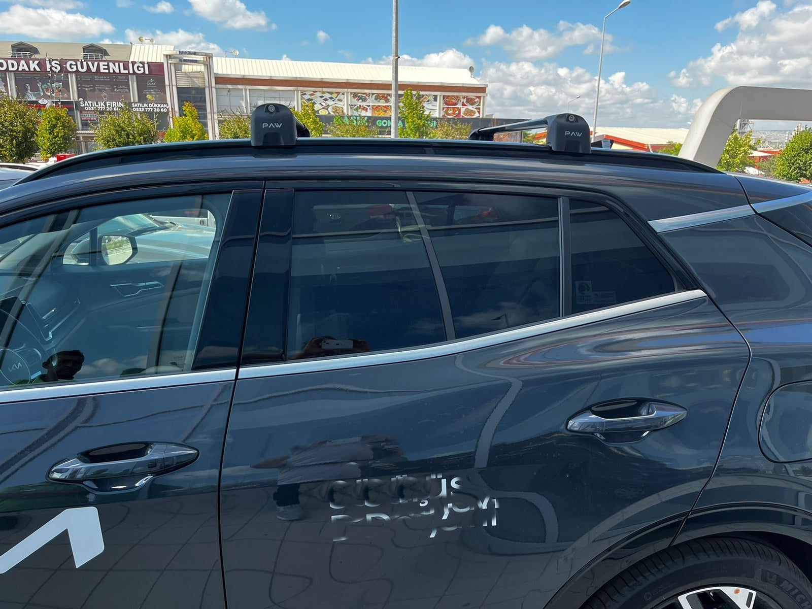 Hyundai Kona 2017-2025 Portbagaj Taşıyıcı Ara Atkisi - Ara Çubuk Paw Pro 2 Gri