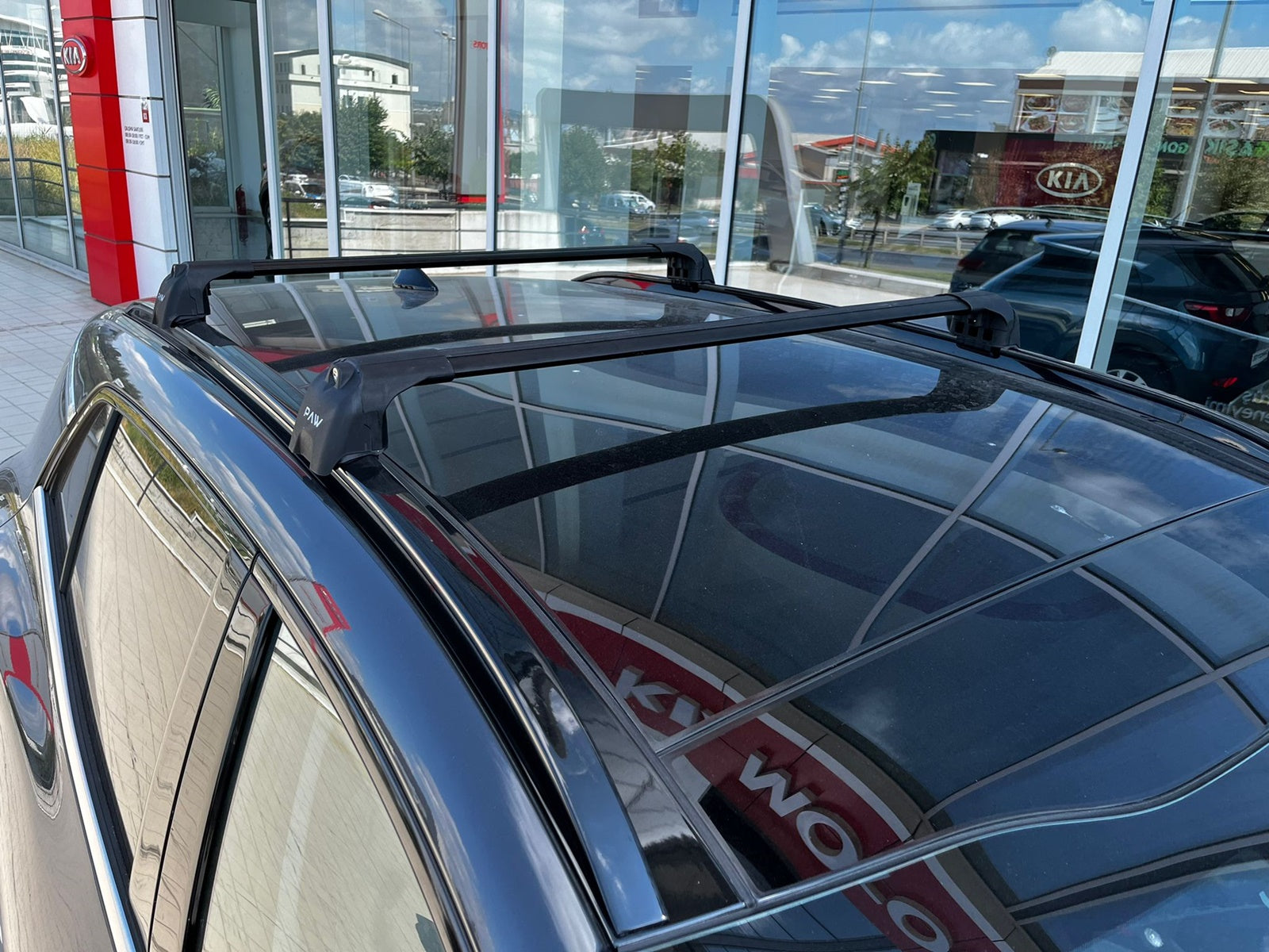Hyundai Kona 2017-2025 Portbagaj Taşıyıcı Ara Atkisi - Ara Çubuk Paw Pro 2 Gri