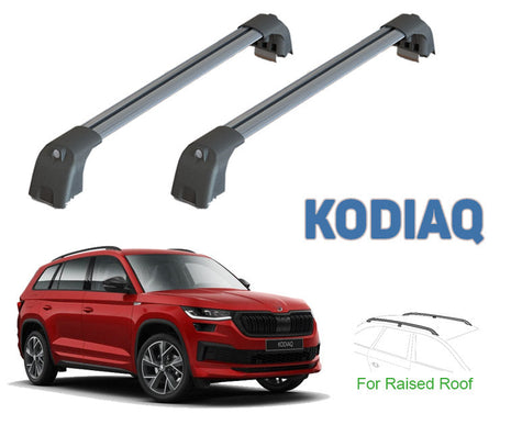 Skoda Kodiaq 2017-2023 Portbagaj Taşıyıcı Ara Atkisi - Ara Çubuk Paw Pro 2 Gri