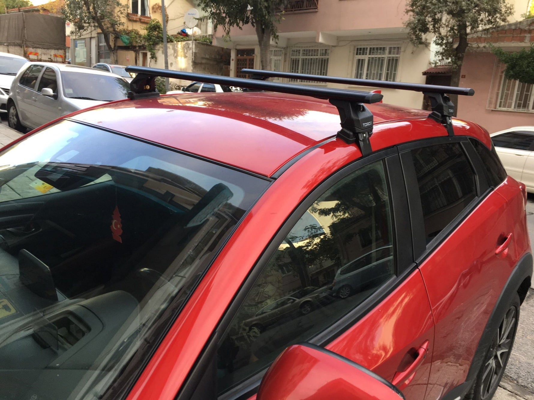 Mazda Cx 3 2016-2025 Oluksuz Üst Tavan Portbagaj Taşıyıcı Ara Atkısı Toros Serisi Pro 4 Siyah