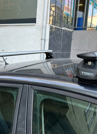 Renault Megane 2 2002-2009 Tavan Taşıyıcı Ara Barlar – Vidalı Montaj, Toros Fix Pro, Gri