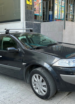 Renault Megane 2 2002-2009 Tavan Taşıyıcı Ara Barlar – Vidalı Montaj, Toros Fix Pro, Gri