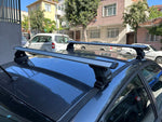 Renault Megane 2 2002-2009 Tavan Taşıyıcı Ara Barlar – Vidalı Montaj, Toros Fix Pro, Siyah